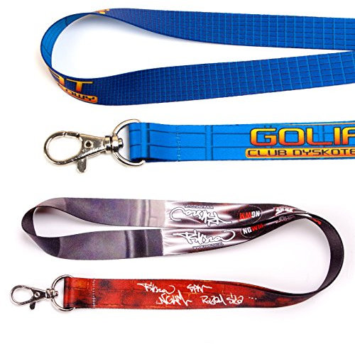 Schlüsselband Schlüsselbänder Lanyard einseitig 4-farbig bedruckt nach Ihrer Datei 15mm stark 100 Stück