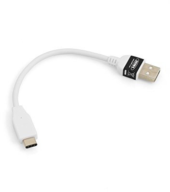 System-S Câble USB 3.1 Type C vers 2.0 A Blanc 10 cm