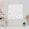 banjado® Magnettafel 50 x 50 cm/Magnetwand aus Metall/Magnetpinnwand als Memoboard/Pinnwand Magnettafel Küche, Büro, Kinderzimmer inkl. 4 Magnete & Montageset - Motiv Nautilus