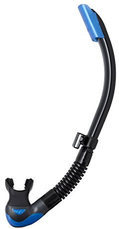Tusa Hyper dry Platina 2 - Semi Trockenschnorchel profi silikon - schwarz blau