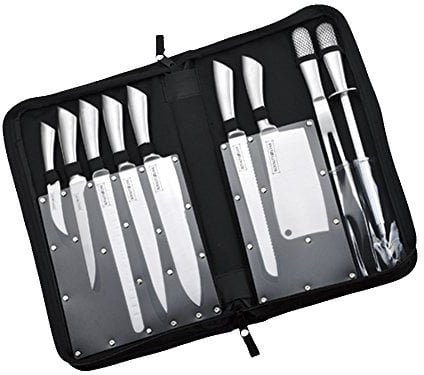 Set BARBECUE coltelli 10 pezzi Royalty Line con custodia