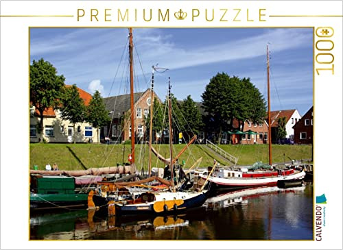CALVENDO Puzzle Fischerhafen Carolinensiel, Ostfriesland | 1000 Teile Lege-Größe 64 x 48 cm Foto-Puzzle für glückliche Stunden