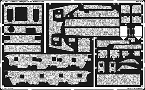 Eduard Accessories 35451 Model Building Accessories Zimmerit Flakpanzer IV Swirl Wind for Tamiya Kit