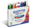 Giotto 949302 Bunte Wachsmalstifte Maxi-Grösse, 12 Stück
