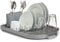 Zeller 24890 Égouttoir à Vaisselle en Plastique Gris 45 x 32 x 13 cm