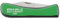 STAHLWILLE 12320 77020000 Kabelmesser/Klappmesser l zum Abisolieren von Kabeln und Drähten l rostfreie Stahlklinge l Made in Germany, Grün