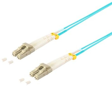 S/CONN maximum connectivity Duplex Patchkabel LC/LC 50/125µ OM3 aqua 2m