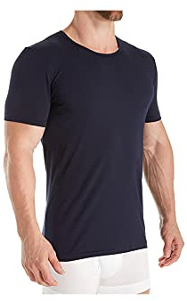 Comfort Pure | Navy T-Shirt Short Sleeve - Zimmerli