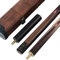 CUESOUL Klassisches Handgefertigtes 57 Zoll 18 Unzen 3/4-Snookerqueue mit Rosenholz-Griffstück und Kunstleder-Etui - 9,6 mm Spitze Snookerqueue-Set(CSSC007)