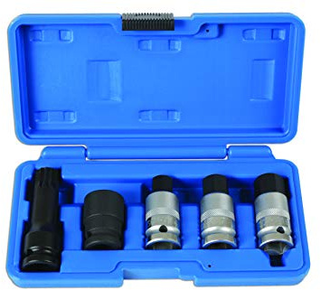 Laser 6411 Hub Nut Tool Kit 1/2D 5pc