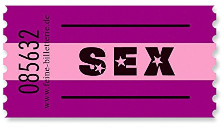 corpus delicti :: Sex – 100 Stück Wertmarken – 1 Rolle zum Abreißen als Partner-Geschenk oder Valentinsgeschenk