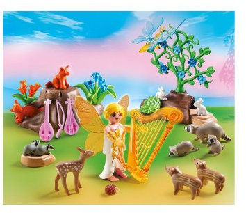 Playmobil 5451 - fairies Fée de la musique avec animaux de la fôret
