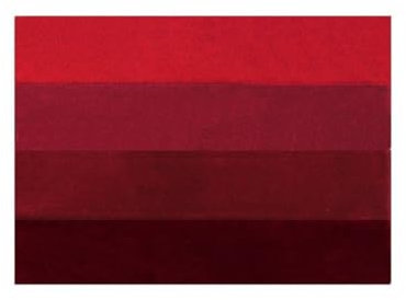Spirella Badteppich Badematte Badvorleger Duschvorleger Mikrofaser Hochflor flauschig 55x65 cm – Rot