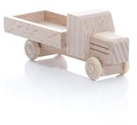 Rudolphs Schatzkiste Holzspielzeug Lastenauto mit Pritsche Natur HxBxT 3,5x7,5x3cm NEU Holzauto LKW Holz LKW Truck Holzfahrzeug Holztraktor Auto Traktor Holztruck Spielzeug Holzspielzeugauto