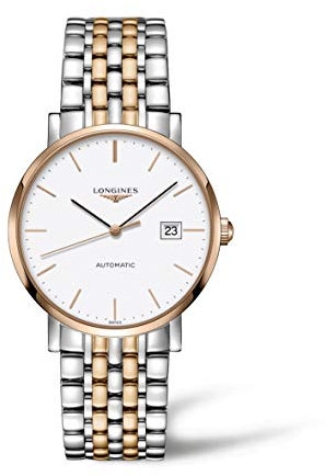 Longines - Longines Die Longines Elegante Kollektion L4.910.5.12.7 - L49105127, Gold/Rotgold/Weiß, Modern