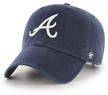 '47 Atlanta Braves Navy MLB Clean Up Cap One-Size