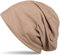 styleBREAKER Unisex Beanie Mütze Einfarbige mit Thermo-Fleece Futter, warme Winter Mütze gefüttert 04024008, Farbe:Hellbraun