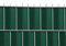 Zaun-Nagel Sichtschutzstreifen Windschutz PVC Blickstopp für Doppelstabzaun Balkon Garten 35 m GRÜN inkl. 12 Clips