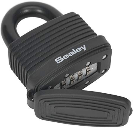Sealey Pl302Cw Steel Body Weatherproof Combination Padlock 48Mm