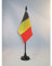 AZ FLAG - Tischflagge Belgien - 15x10 cm - Belgische Tischfahne 10 x 15 Cm - Flaggen