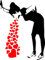 Banksy Love Sick - Iconic Graffiti Wall Sticker (Large: 60cm x 80cm / 24 x 32) by Broomsticker