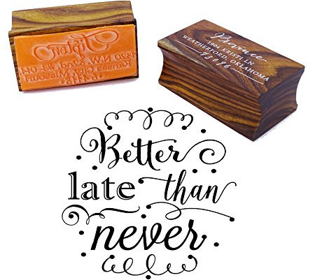 Benutzerdefinierte Kentucky State Map Stamp Holz montiert Stempel-Adress Stamp