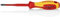 Knipex Destornillador (Slim) para tornillos cruciformes Phillips® bruñido, mango aislante en dos componentes, según norma VDE 212 mm 98 24 02 SL