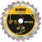 DeWalt DT99560-QZ - Lames de Scie circulaire Portables XR EXTREME RUNTIME 165 mm x 20 mm 24D , Noir/Jaune , 165/20 mm 24WZ/FZ