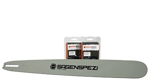 63cm Schwert-Set Solid Laser mit 2 Vollmeißelketten .404 84TG 1,6mm passend für Stihl 070 090 AV Contra
