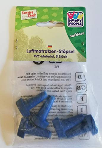 Umefa B.V. 64241.00 Luftmatratzenstöpsel, 5-Stück, Durchmesser 7-9 cm