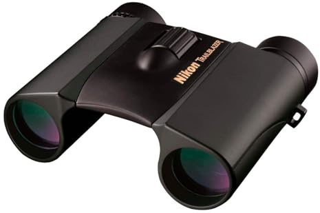 Nikon Trailblazer 10x25mm Binoculars - Compact, Waterproof & Fogproof, Bright Multilayer-Coated Optics, Roof Prism - All-Terrain Outdoor Wildlife Viewing & Birdwatching Binoculars (8218)