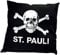 Upsolut FC St. Pauli Kissen Totenkopf, 40 x 40 cm