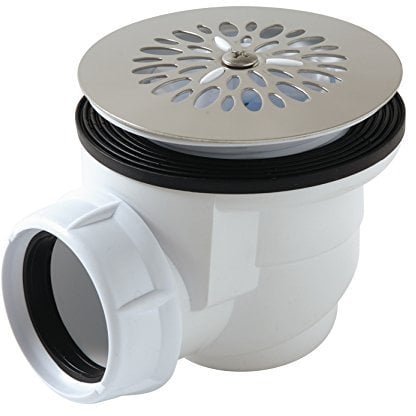 Nicoll 92963 Bonde Douche gres d60 a Coller 580 205001, Blanc