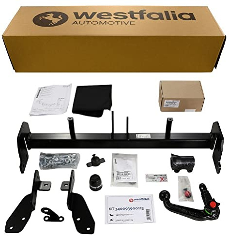 Westfalia abnehmbare Anhängerkupplung für Peugeot 4008 (BJ 03/12-12/15), Citroen C4 Aircross (BJ 03/12-04/17), Crossover ASX (ab BJ 06/10) im Set mit 13-pol. fzg.-spez. Westfalia E-Satz