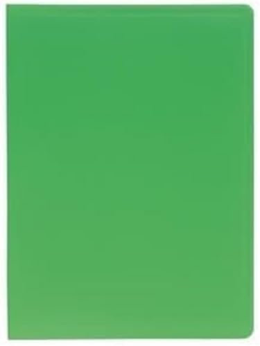 Exacompta - Réf. 8533E - Carton de 15 Protèges-documents OPAK - 30 pochettes grainées antireflet - 60 vues - pour format A4 - dimensions 24 x 32 cm - couverture en polypro souple - couleur vert foncé