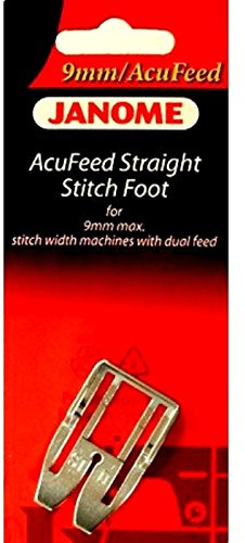 Janome AcuFeed Straight Stitch Foot #202102005 9mm Max Stitch Width Machine