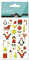 Maildor 560504C Packung mit Stickers Cooky 3D (1 Bogen, 7,5 x 12 cm, ideal zum Dekorieren, Sammeln oder Verschenken, Weihnachten) 1 Pack