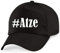 Reifen-Markt Base Cap Hashtag #Atze Größe Uni Farbe Schwarz Druck Weiss