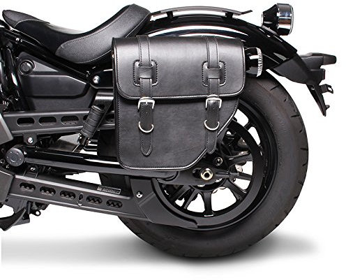 Satteltasche für Kawasaki Vulcan S Texas Schwarz Links