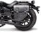 Satteltasche für Kawasaki Vulcan S Texas Schwarz Links