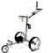 Caddy1 Edelstahl Elektro Golf Trolley S85 mit Fernbedienung 2 x 300 W Motor Lithium Akku E-Trolley Motorbremse leicht Golfwagen Golfcaddy E-Kart Golfwagen