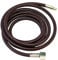 Paasche Airbrush Luftschlauch aus geflochtenem Nylon, 2,4 m (A-1/8-8), 2,4 m, geflochtener Nylon-Luftschlauch