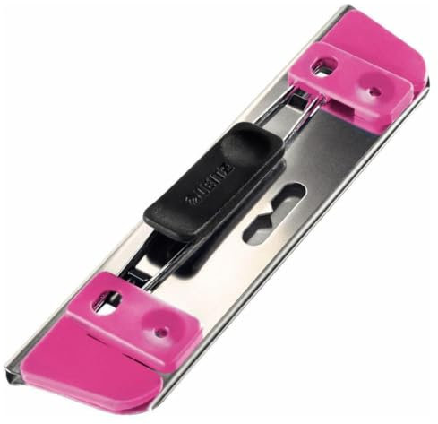 Leitz 17286023 Active Locher (Stanzleistung 2 Blatt) pink metallic