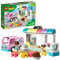LEGO 10928 DUPLO Tortenbäckerei Spielset mit Café-Wagen, Kuchen und Cupcakes, große Bausteine für Kleinkinder ab 2 Jahren