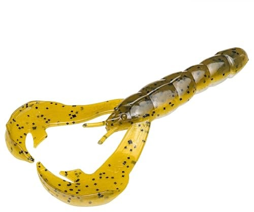 Strike King Rage Craw Angelköder, weicher Kunststoff, einzigartiges Design, realistische Zange, schlanker Körper, 10,2 cm, 7 Stück