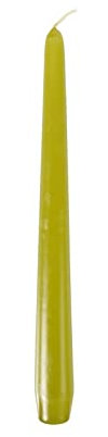 Pappstar Leuchterkerzen olivgrün, 2,2 x 25cm (50 Stück)