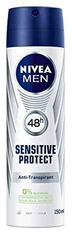 Nivea Men Deo Sensitive Protect Spray, Antitranspirant, 6er Pack (6 x 150 ml)