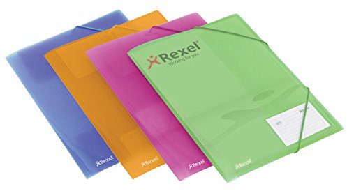 Rexel Ice Eckspanner (DIN A4, 4 Stück) farbig sortiert