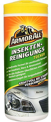 ARMOR ALL Insekten-Reinigungstücher 30 Stk. wirkt gegen Baumharz, Vogelkot, Bremsstaub