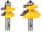 Yonico 15227 Flooring 2 Bit Tongue and Groove Flooring Router Bit Set 1/2-Inch Shank